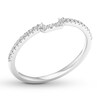 Thumbnail Image 3 of Diamond Wedding Band 1/8 carat tw Round 14K White Gold