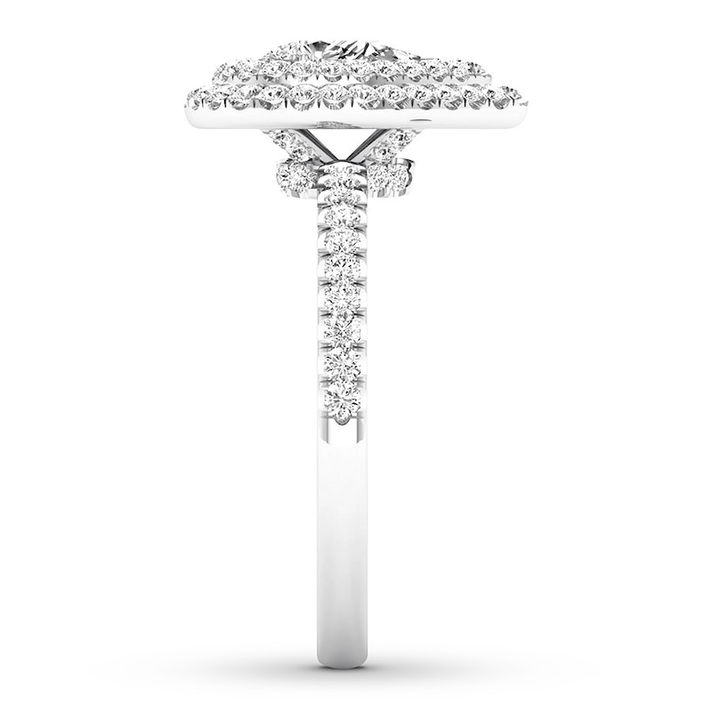 Main Image 3 of Diamond Engagement Ring 5/8 ct tw Pear-shaped 14K White Gold