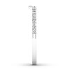 Thumbnail Image 2 of Diamond Wedding Band 1/8 carat tw Round-cut 14K White Gold