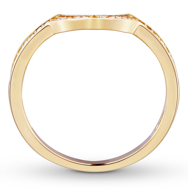 Diamond Wedding Band 1/10 carat tw Round-cut 14K Yellow Gold