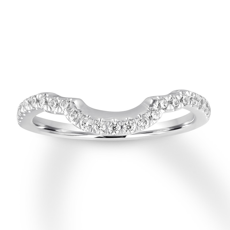 Main Image 1 of Diamond Wedding Band 1/5 carat tw Round 14K White Gold