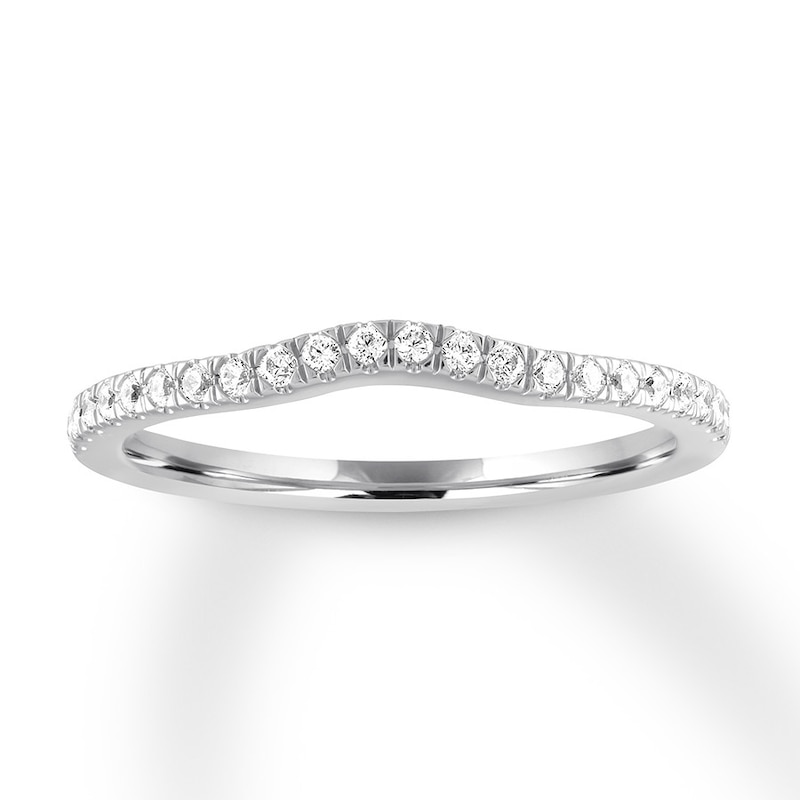 Diamond Wedding Band 1/6 carat tw Round 14K White Gold