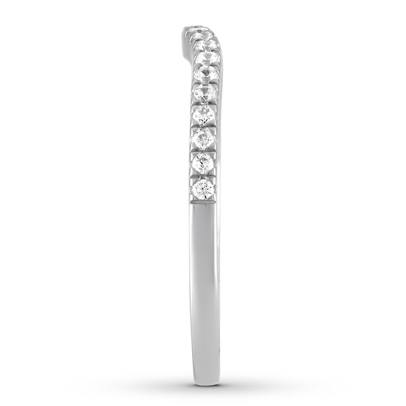 Diamond Wedding Band 1/6 carat tw Round 14K White Gold