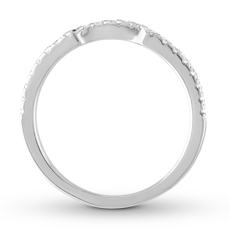 Diamond Wedding Band 1/6 carat tw Round 14K White Gold