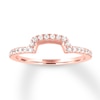 Thumbnail Image 0 of Diamond Wedding Band 1/5 carat tw Round 14K Rose Gold