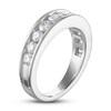 Thumbnail Image 1 of Diamond Wedding Band 1-1/5 ct tw Round 14K White Gold