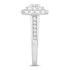 Thumbnail Image 3 of Diamond Engagement Ring 1 ct tw Princess/Round 14K White Gold