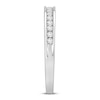 Thumbnail Image 3 of Diamond Wedding Band 1/4 ct tw Round 14K White Gold