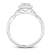 Thumbnail Image 1 of Diamond Engagement Ring 7/8 ct tw Princess/Round 14K White Gold