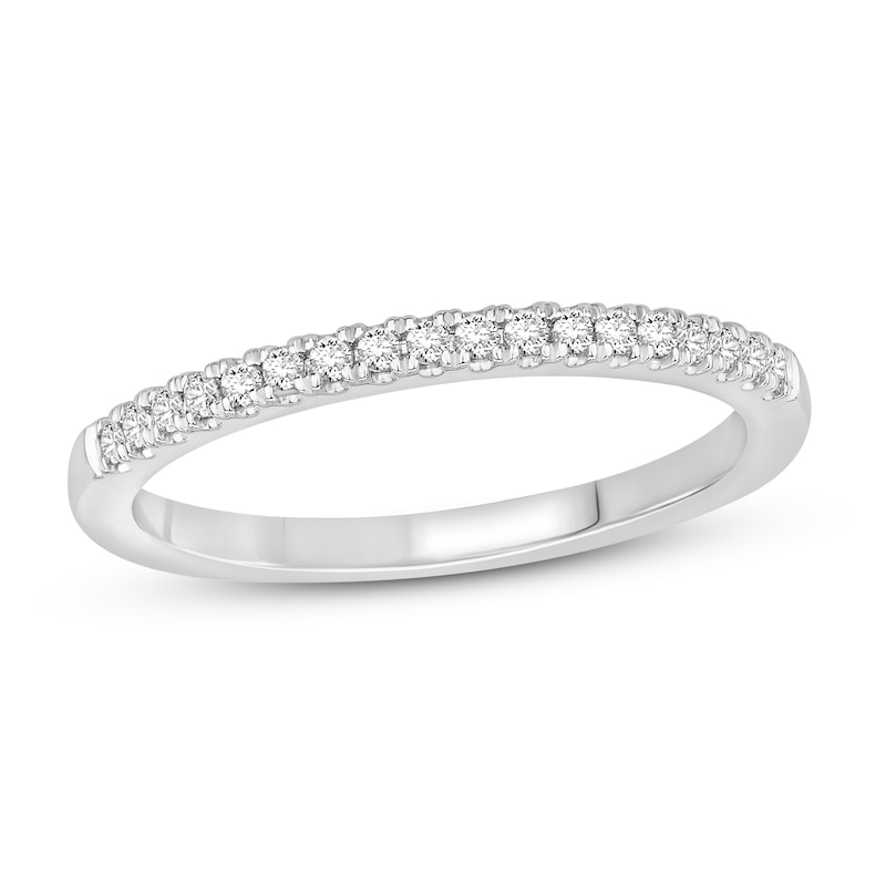 Diamond Wedding Band 1/6 ct tw Round 14K White Gold