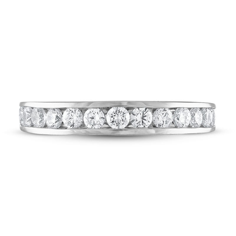 Diamond Wedding Band 5/8 ct tw Round 14K White Gold