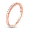 Thumbnail Image 2 of Diamond Wedding Band 1/4 ct tw Round 14K Rose Gold