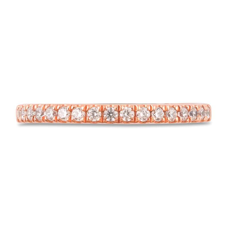 Main Image 3 of Diamond Wedding Band 1/4 ct tw Round 14K Rose Gold
