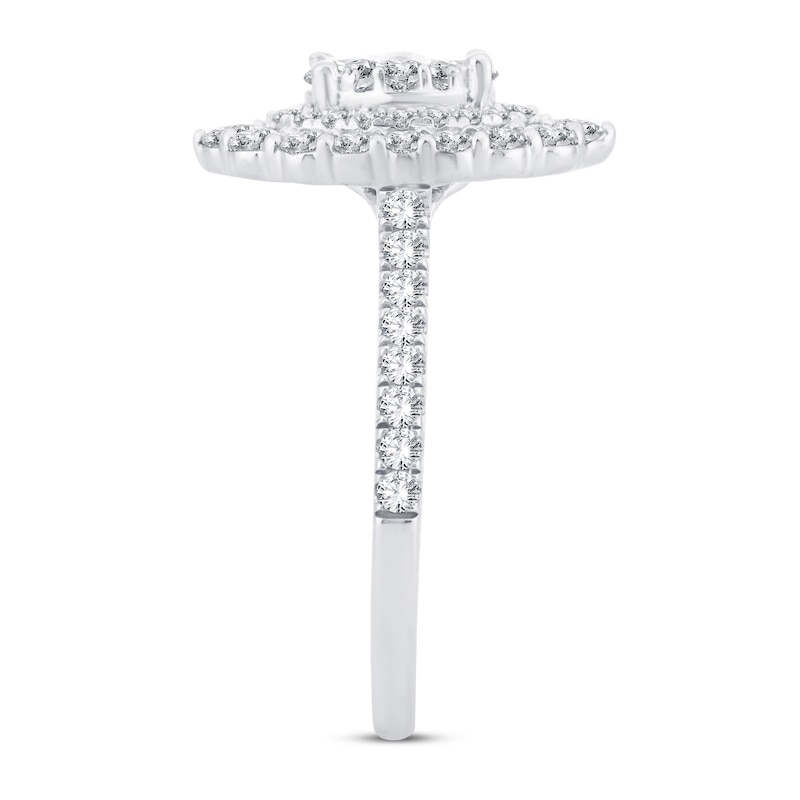 Main Image 2 of Diamond Engagement Ring 1-1/4 ct tw Round 14K White Gold