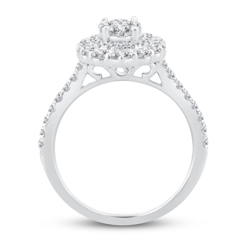 Main Image 3 of Diamond Engagement Ring 1-1/4 ct tw Round 14K White Gold