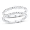 Thumbnail Image 1 of Diamond Wedding Band 1/2 ct tw Round 14K White Gold