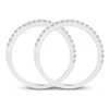 Thumbnail Image 3 of Diamond Wedding Band 1/2 ct tw Round 14K White Gold
