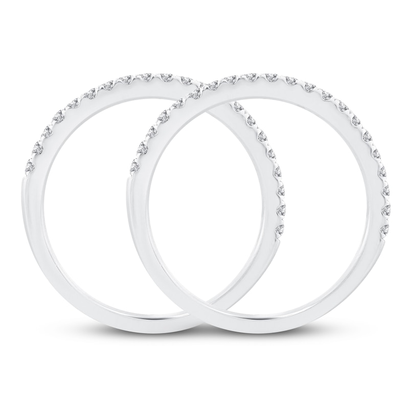 Main Image 3 of Diamond Wedding Band 1/2 ct tw Round 14K White Gold