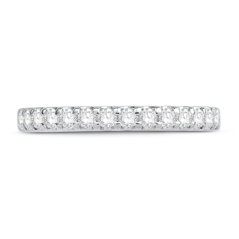 Main Image 2 of Diamond Wedding Band 1/2 ct tw Round 14K White Gold