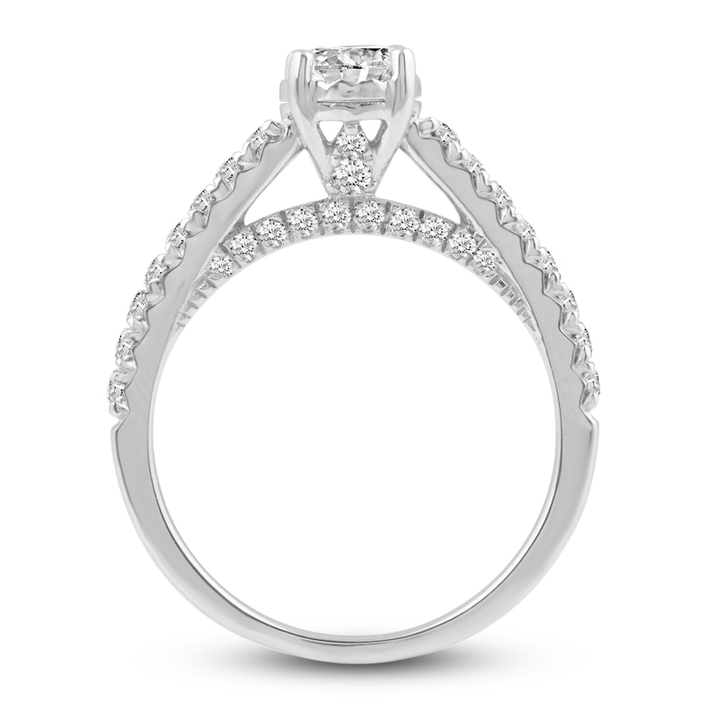 Main Image 2 of Diamond Engagement Ring 1 ct tw Round 14K White Gold