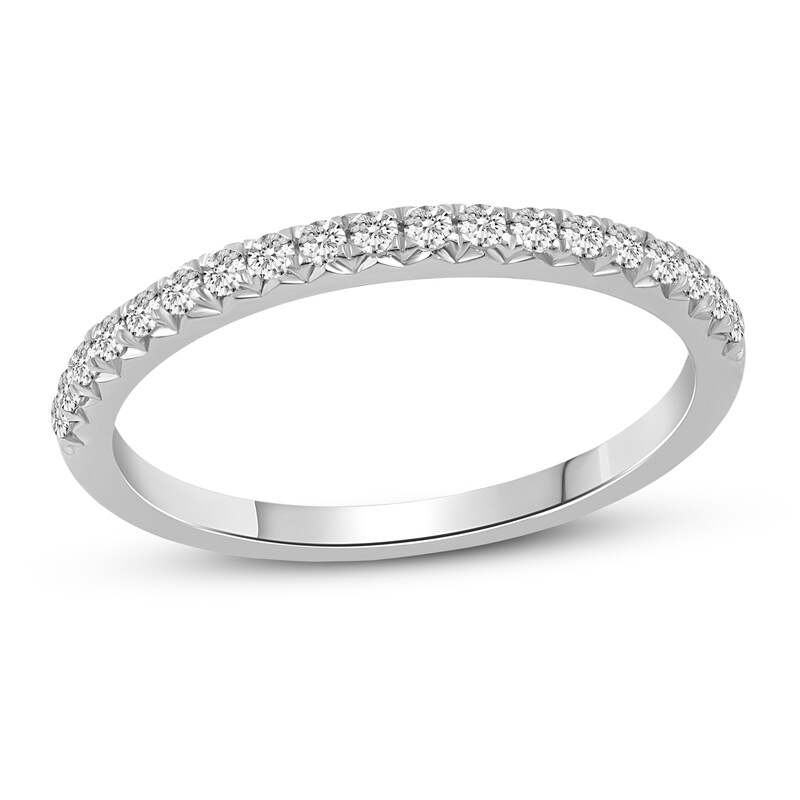 Diamond Wedding Band 1/4 ct tw Round 14K White Gold