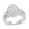 Thumbnail Image 1 of Diamond Engagement Ring 1-1/2 ct tw Round 14K White Gold