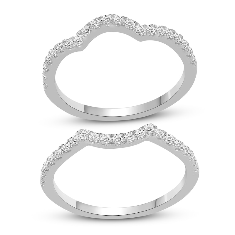 Main Image 3 of Diamond Wedding Band 1/2 ct tw Round 14K White Gold