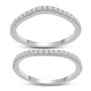 Thumbnail Image 2 of Diamond Wedding Band 1/2 ct tw Round 14K White Gold