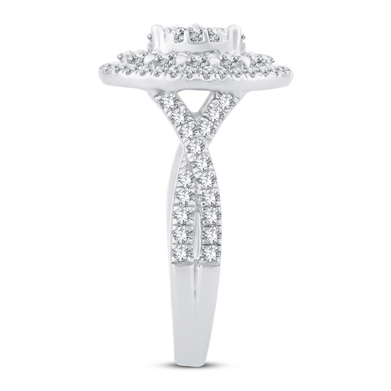 Main Image 2 of Diamond Engagement Ring 1-1/4 ct tw Round 14K White Gold