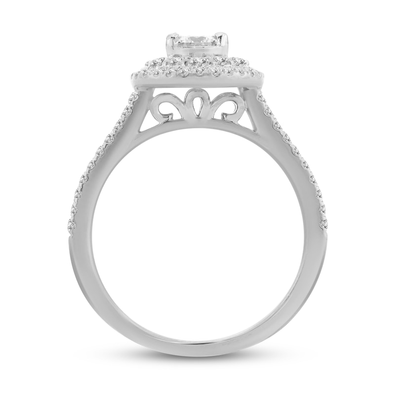 Diamond Engagement Ring 1-1/4 ct tw Round 14K White Gold