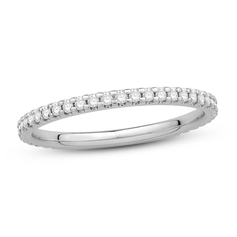 Diamond Wedding Band 1/4 ct tw Round 14K White Gold