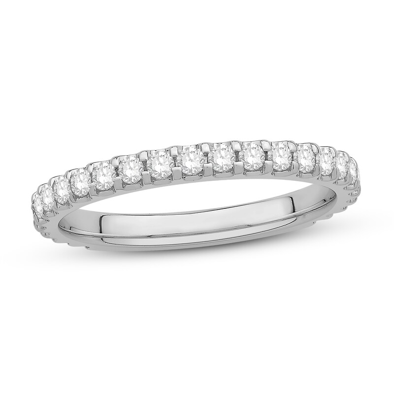 Diamond Wedding Band 1/2 ct tw Round 14K White Gold