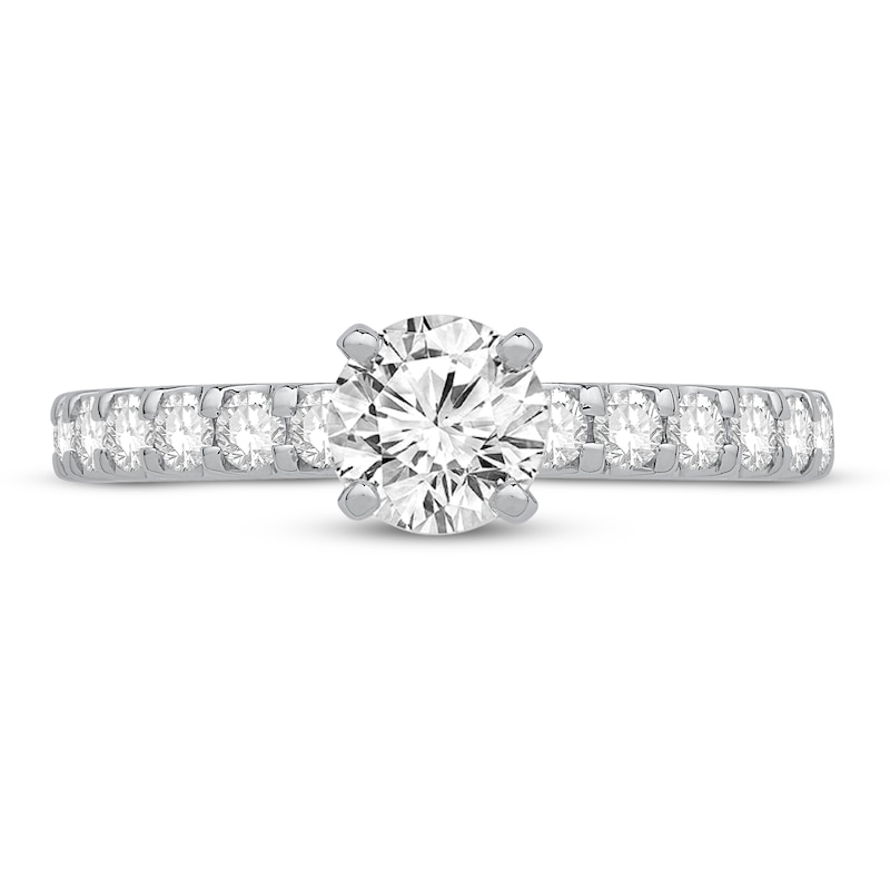 Main Image 2 of Diamond Engagement Ring 1-3/8 ct tw Round 14K White Gold