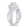 Thumbnail Image 2 of Diamond Bridal Set 1-7/8 ct tw Round/Princess 14K White Gold