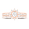 Thumbnail Image 2 of Diamond Bridal Set 3/4 ct tw Round 14K Rose Gold