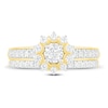 Thumbnail Image 2 of Diamond Bridal Set 3/4 ct tw Round 14K Yellow Gold