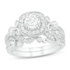 Thumbnail Image 1 of Diamond Bridal Set 5/8 ct tw Round 14K White Gold
