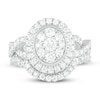 Thumbnail Image 2 of Diamond Bridal Set 1-3/8 ct tw Round 14K White Gold