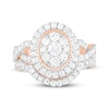 Thumbnail Image 2 of Diamond Bridal Set 1-3/8 ct tw Round 14K Rose Gold
