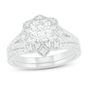 Thumbnail Image 1 of Diamond Bridal Set 1-1/8 ct tw Round 14K White Gold