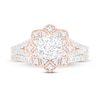 Thumbnail Image 2 of Diamond Bridal Set 1-1/8 ct tw Round 14K Rose Gold