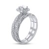 Thumbnail Image 2 of Diamond Bridal Set 1-3/8 ct tw Round 14K White Gold