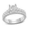 Thumbnail Image 0 of Diamond Bridal Set 2 ct tw Round/Princess 14K White Gold