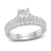 Thumbnail Image 1 of Diamond Bridal Set 1-3/8 ct tw Round 14K White Gold