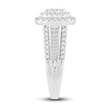 Thumbnail Image 2 of Diamond Engagement Ring 1 ct tw Round/Baguette 14K White Gold