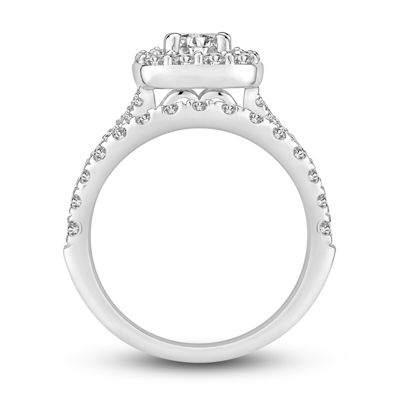 Main Image 3 of Diamond Bridal Set 1-7/8 ct tw Round 14K White Gold