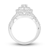 Thumbnail Image 2 of Diamond Bridal Set 1-1/2 ct tw Oval/Round 14K White Gold