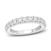 Thumbnail Image 5 of Diamond Bridal Set 3-7/8 ct tw Princess/Round 14K White Gold