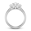 Thumbnail Image 3 of ArtCarved Rose-Cut Diamond Bridal Set 1-1/4 ct tw 14K White Gold