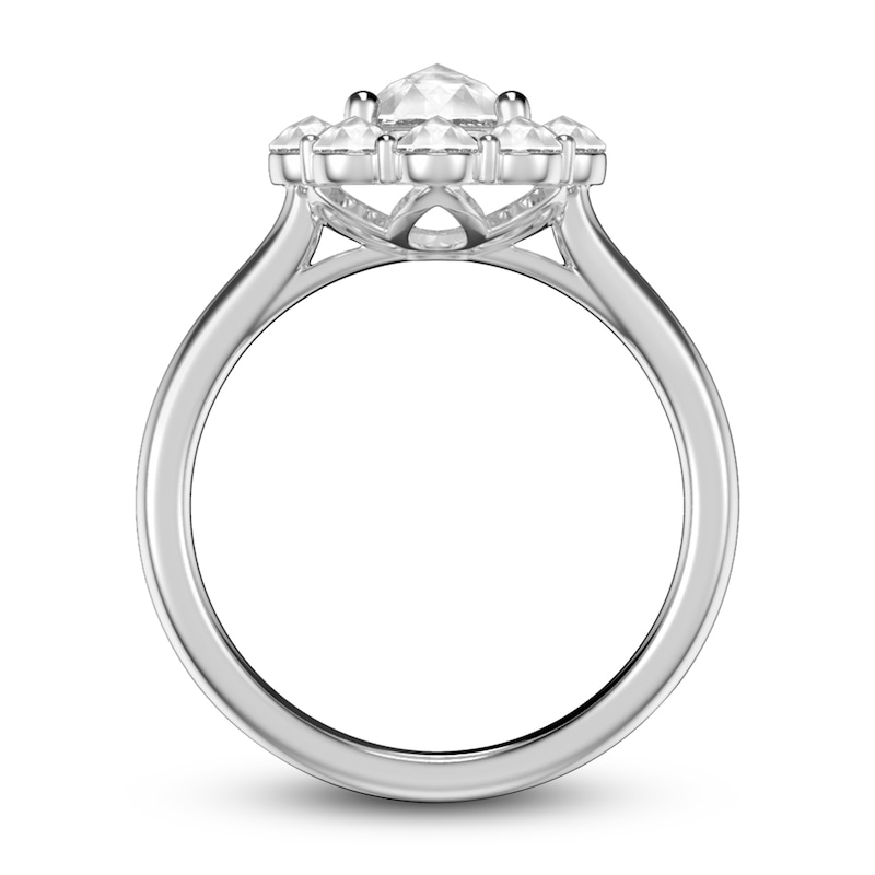 ArtCarved Rose-Cut Diamond Bridal Set 1-1/4 ct tw 14K White Gold